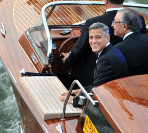 George Clooney - wedding Venice - black and white dress - September 2014.jpg